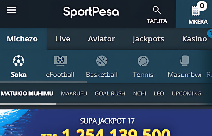 Sportpesa platform