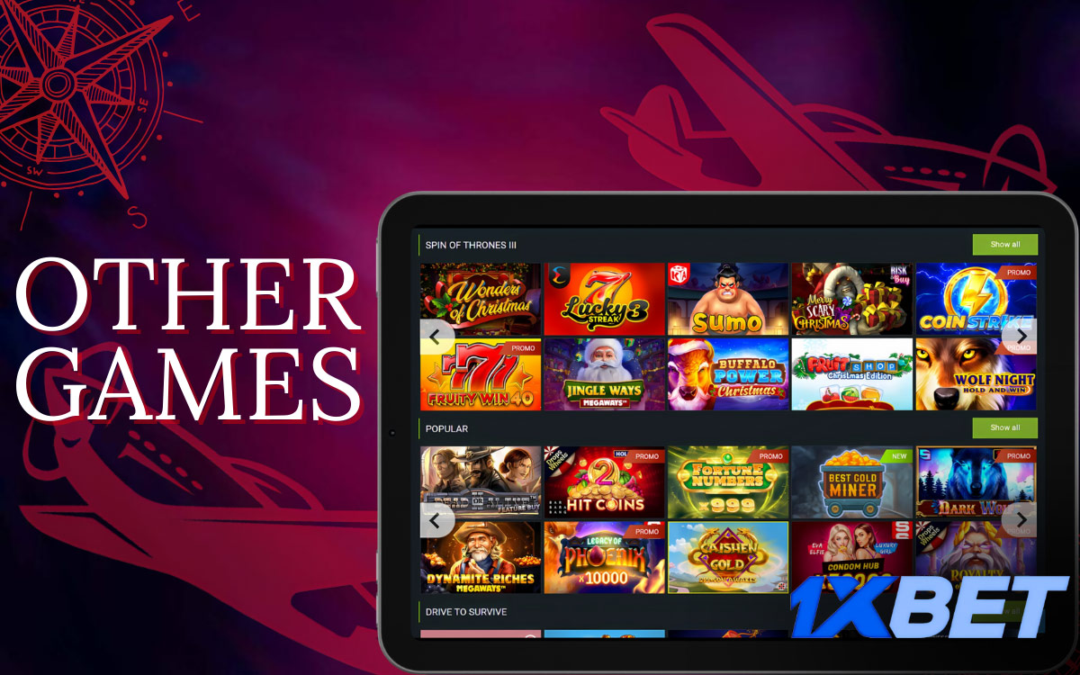 1xbet Explore other games 