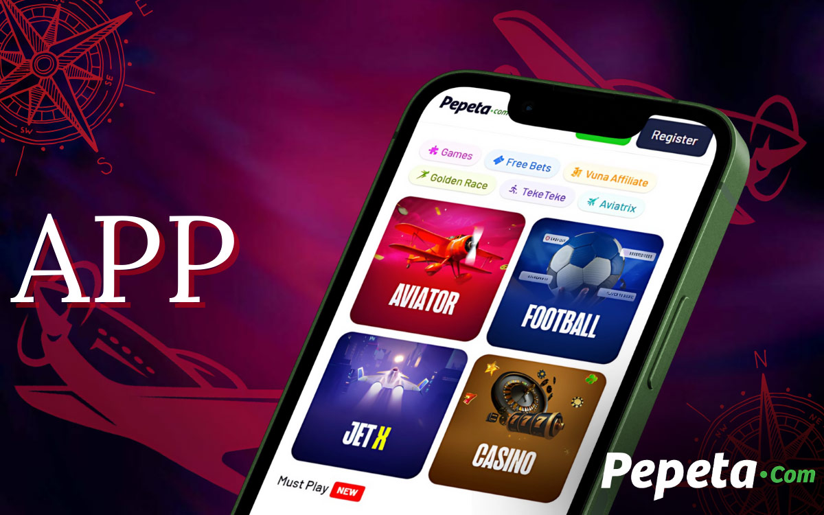 App Pepeta for playing aviator