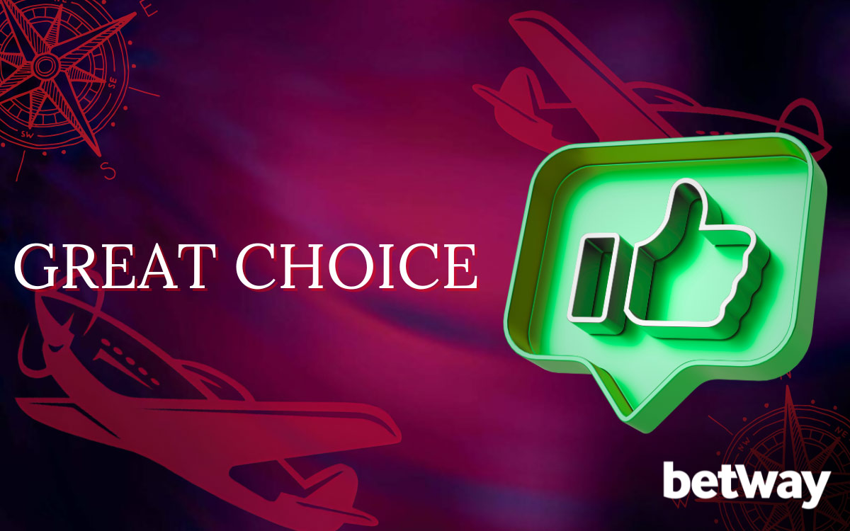 Betway is a great choice for the game Aviator