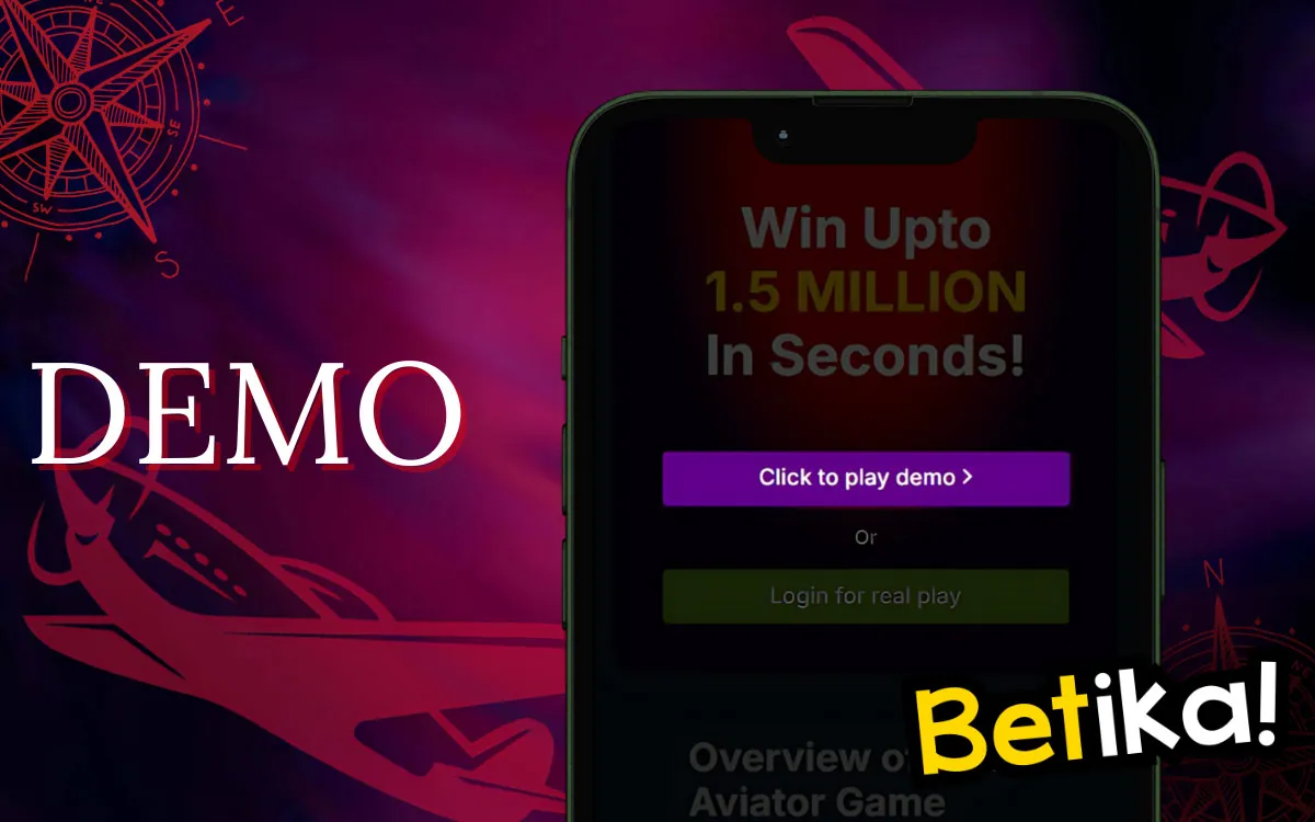 Betika Demo version of Aviator 